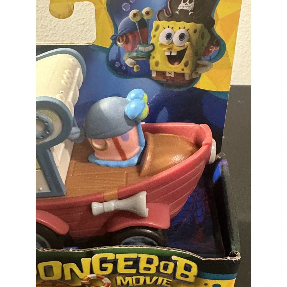 Nickelodeon SpongeBob The Movie Bikini Bottom Boaters Gary Pull Back Toy 73114